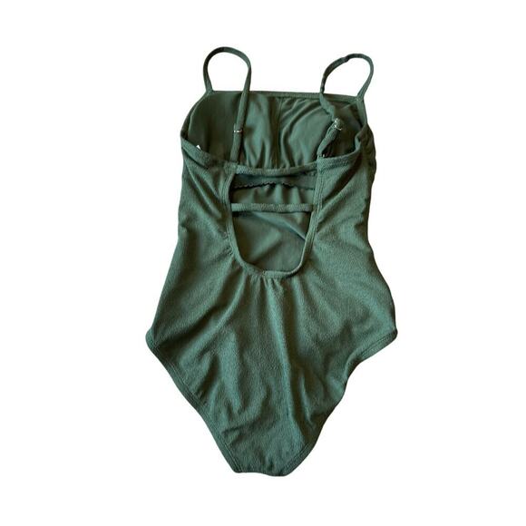 KONA SOL one piece swim suit/bathing suit, size women's Medium, Olive/Army Green - Picture 2 of 6